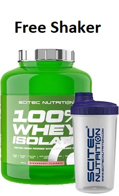 Scitec Nutrition 100% whey isolate protein shaker