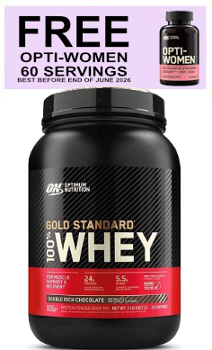 Optimum Nutrition gold standard whey FREE optimen optiwomen 900g
