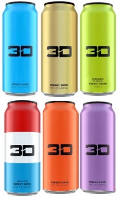 3D Energy Drinks