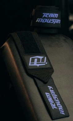 Team Industry wrist wraps black blue
