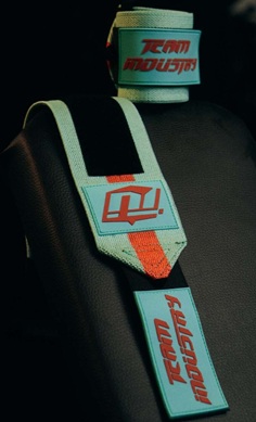 Team Industry wrist wraps teal