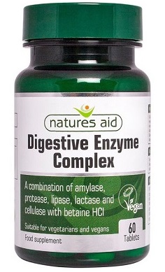 Natures Aid Digestive Enzymes 60 Tabs