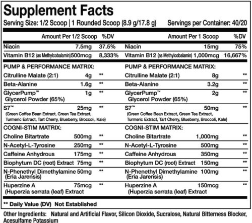 InnovaPharm MVPre Preworkout p