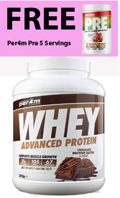 per4m whey - free preworkout deal