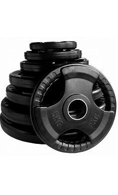 Olympic tri grip weight plates