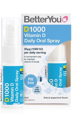 BetterYou DLux 1000iu Vitamin D spray