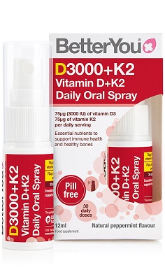 BetterYou Vitamin D + K Oral spray