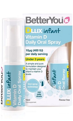 BetterYou Vitamin D Oral spray DLux infant