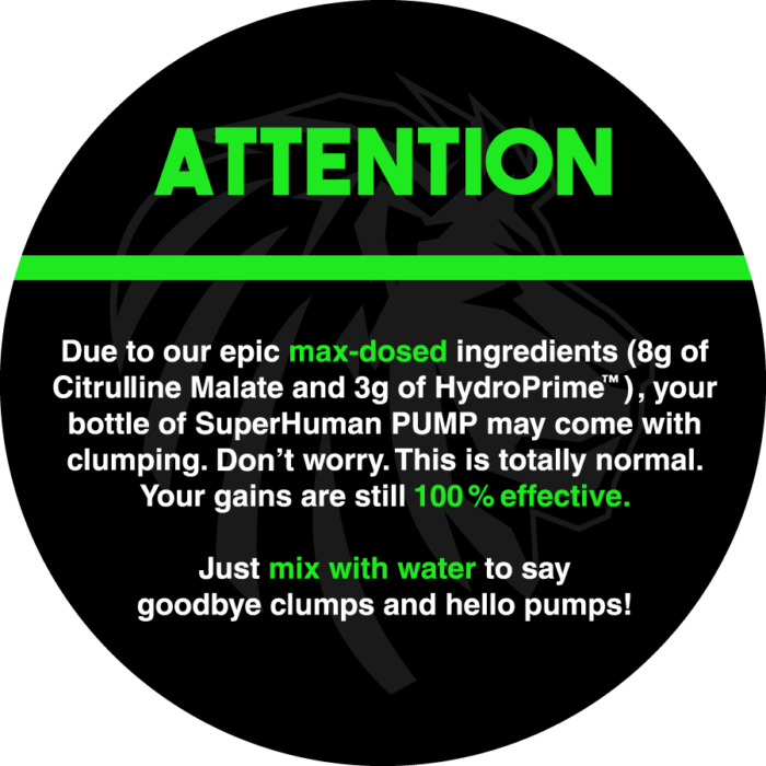 Alpha Lion SuperHuman Pump - Image 3