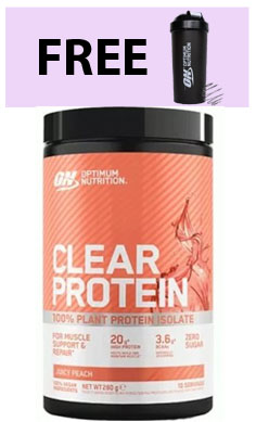 optimum nutrition clear Protein free shaker