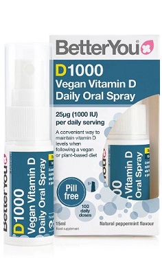 BetterYou DLux 1000 Vegan Vitamin D Daily Oral Spray