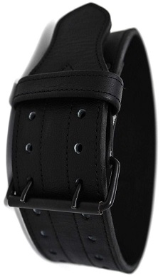 TUFF wraps 10mm Double Prong Leather Weight Belt