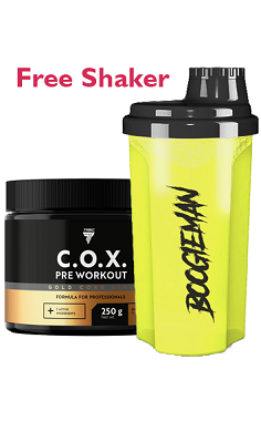 Trec Nutrition Gold Core Line C.O.X Preworkout free shaker