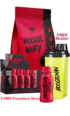 trec nutrition boogie whey free shaker shots 1