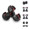 24Kg Adjustable Dumbbells (Pair) - Image 6
