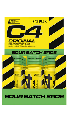 C4 pre workout Shot