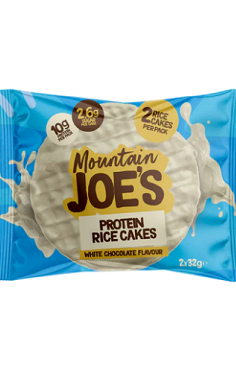 Mountain Joe Rice cakes white choc