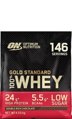 Optimum Nutrition Gold Standard 100 whey Protein 4.5Kg bag