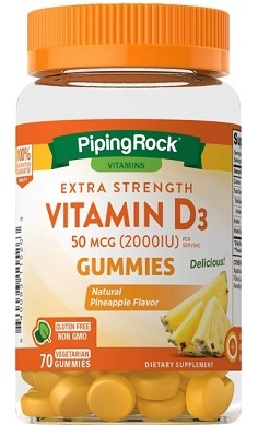 PipingRock Vitamin D3 gummies