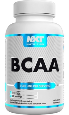 nxt nutrition BCAA tablets