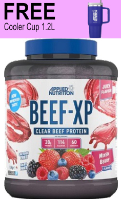 Applied Nutrition Beef XP Clear beef protein + Cooler cup