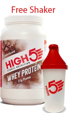 High5 Whey Protein free shaker