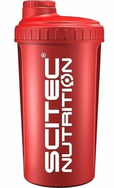 Scitec Protein Shaker red 1