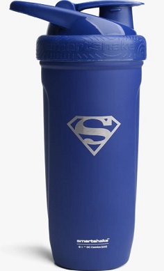 SmartShake Reforce Stainless Steel Shaker Superman a