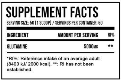 DNA Sports glutamine p