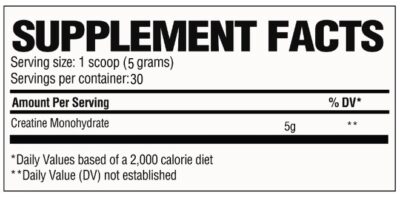 Raw nutrition creatine monohydrate p