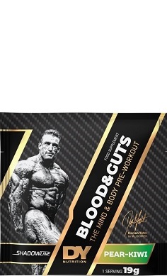 Dorian Yates blood & guts preworkout sample sachet