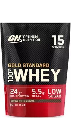Optimum Nutrition Gold Standard 100 whey Protein 465g bag