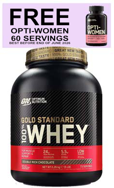 Optimum Nutrition gold standard whey FREE optiwomen