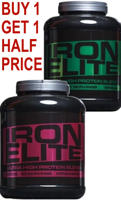 Iron Elite Whey Protein Blend offer