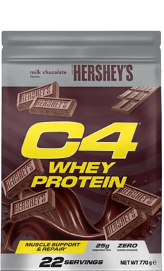 Cellucor C4 whey protein x hershey's