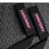 Industry Classic Lifting Straps - Black & pink 1