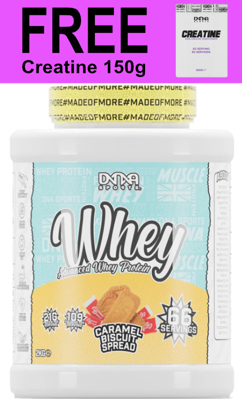 DNA Sports whey protein free creatine
