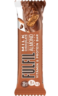 Fulfil Nutrition milk Chocolate almond Protein Bar