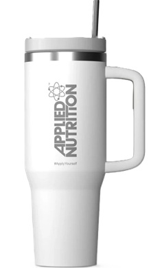 Applied Nutrition Cooler Tumbler Cup - Stanley Cup style white