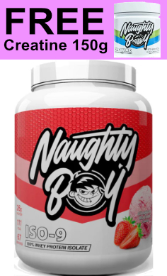 Naughty Boy Iso 9 whey protein isolate 2kg offer