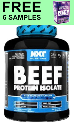 nxt nutrition beef protein isolate samples summer six pack 2