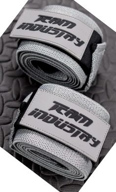 Team Industry Elbow Wraps grey